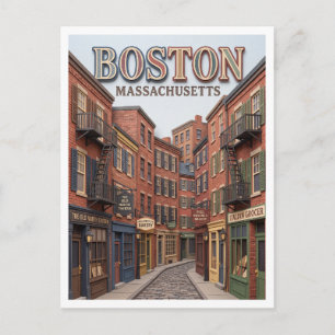 Postal Extremo Norte Boston Massachusetts