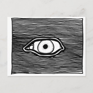 Postal 'Eye omnisciente de ParanormalPrints