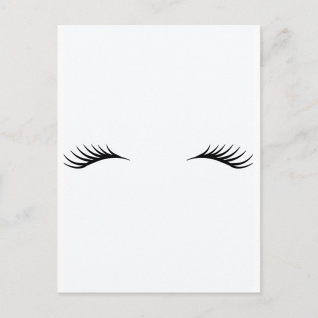 Postal Eyelashes (Anverso)