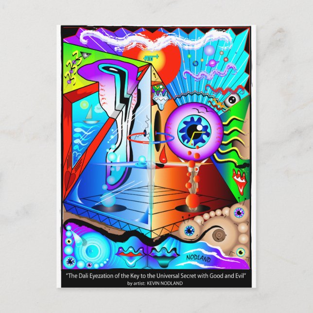 Postal Eyezación DALI (Anverso)