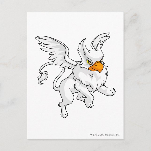 Postal Eyrie White (Anverso)