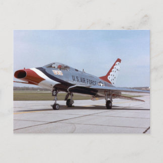 Postal F-100D Súper Saber USAF THUNDERBIRD