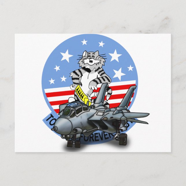 Postal F-14 TOMCAT para siempre (Anverso)