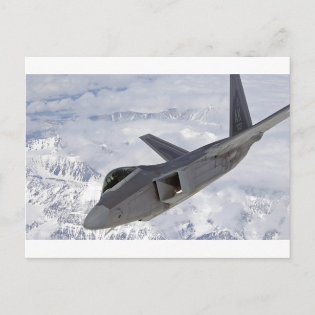 Postal F-22 Raptor-Elmendorf AFB (Anverso)