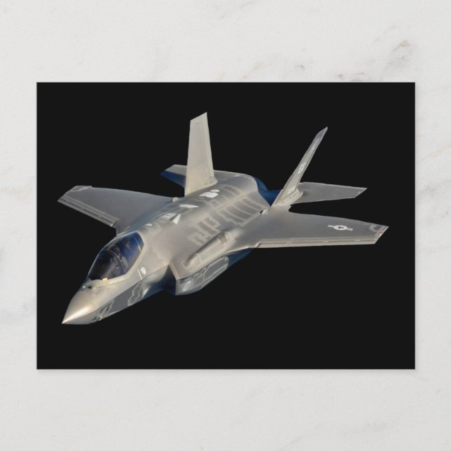 Postal F-35 Luchador Lightning II Panther Jet (Anverso)