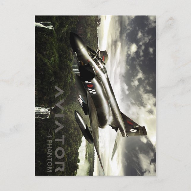 Postal F-4 Phantom Fighter Jet (Anverso)