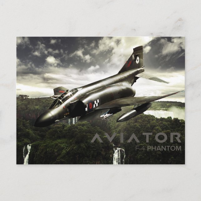 Postal F-4 Phantom Fighter Jet (Anverso)
