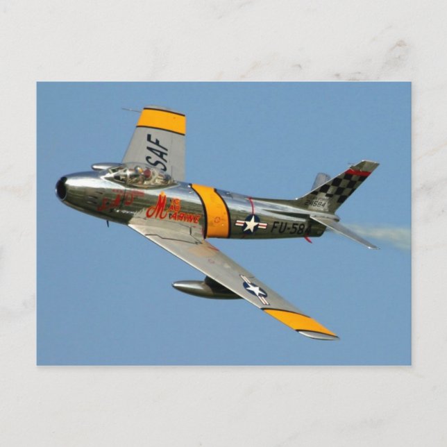 Postal F-86 Saber (Anverso)