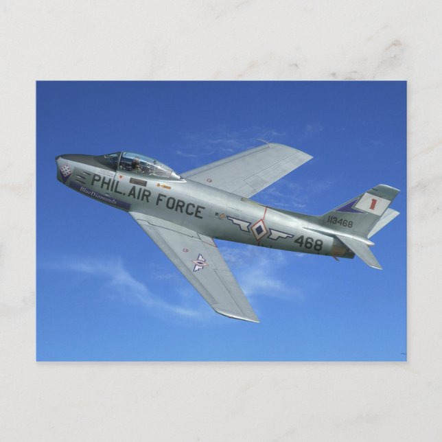Postal F-86 Saber Jet (Anverso)