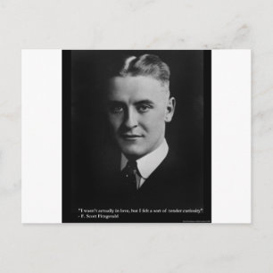 Postal F Scott Fitzgerald Tender Curiosity Gifts & Tees