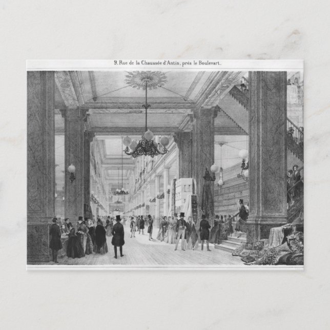 Postal Fabric Shop, 9 rue de la Chaussee d'Antin (Anverso)