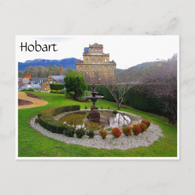 Postal fábrica de cerveza Hobart (Anverso)