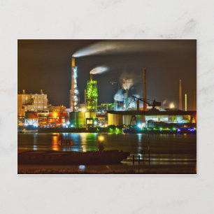 Postal Fábrica de color dulce