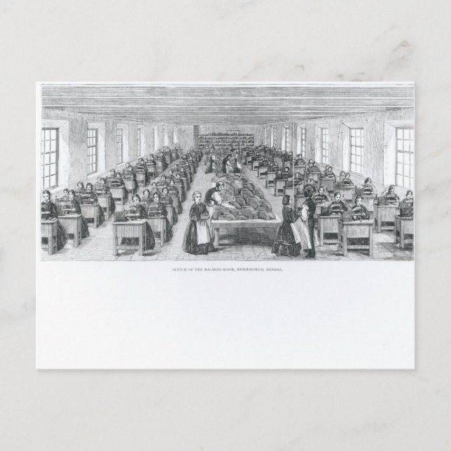 Postal Fábrica de zapatos (Anverso)