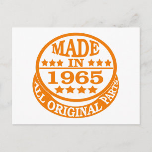 Postal Fabricado en 1965 con todas las piezas originales