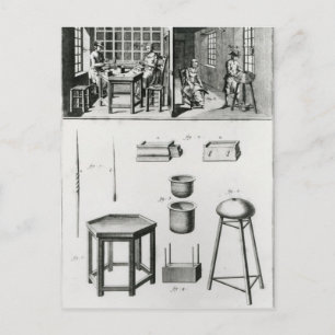 Postal Fabricante de botones y fabricante de encajes