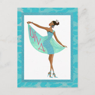 Postal Fabulosa Diva
