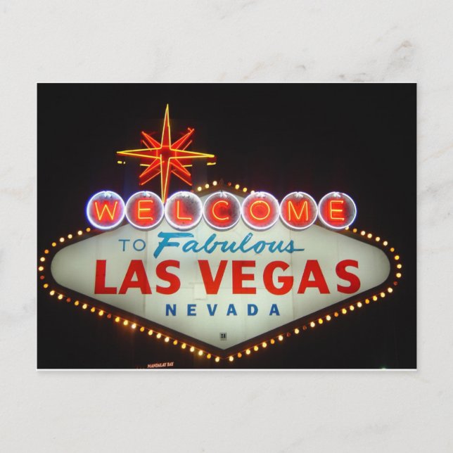 Postal fabuloso-las-vegas (Anverso)