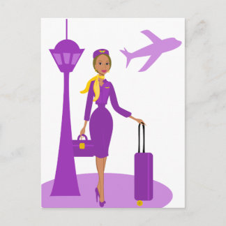 Postal Fabuloso Operador De Vuelo