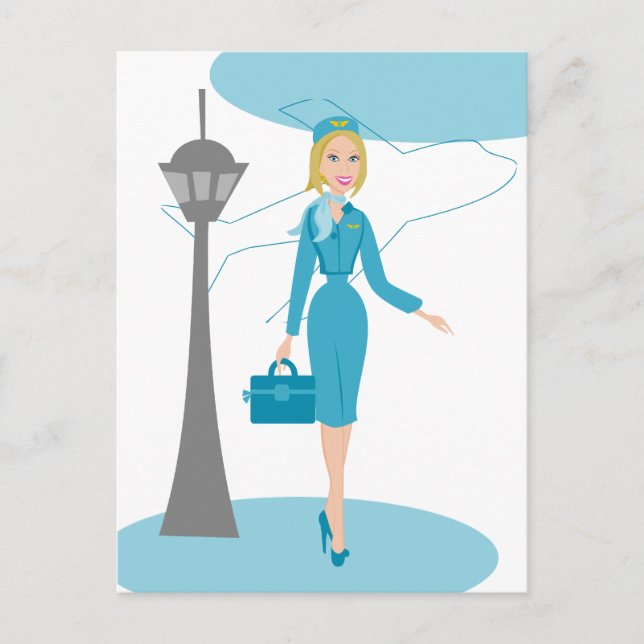 Postal Fabuloso Operador De Vuelo (Anverso)