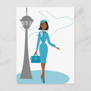 Postal Fabuloso Operador De Vuelo