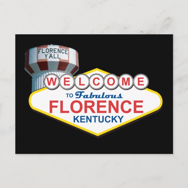 Postal Fabulous Florence Ky Postcard (Anverso)
