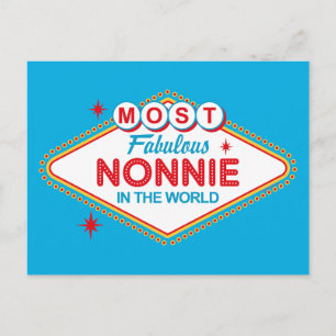 Postal Fabulous Nonnie Postcard de Las Vegas