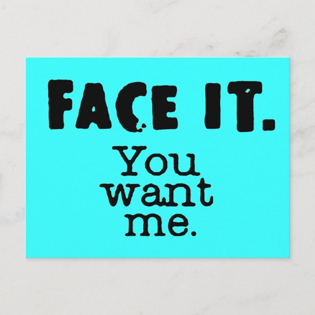 Postal FaceitUWantMe (Anverso)