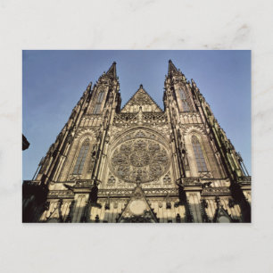 Postal Fachada de la Catedral de San Vitus