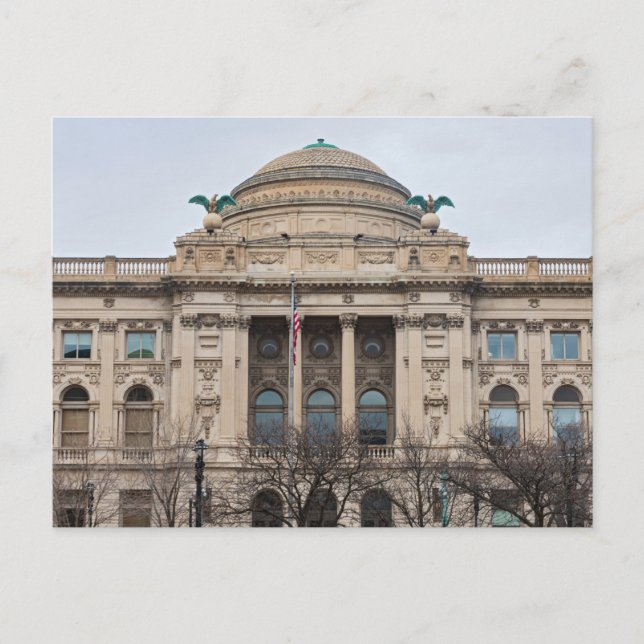 Postal fachada de la emblemática publicación de la biblio (Anverso)