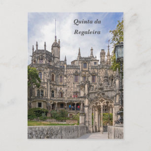 Postal Fachada de Quinta da Regaleira.