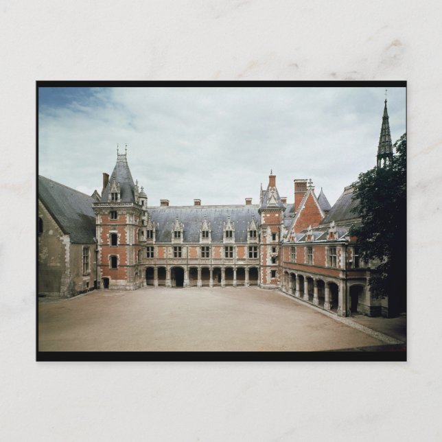 Postal Fachada del ala Louis XII, 1498-1503 (Anverso)