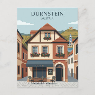Postal Fachada del Café Dürnstein Austria