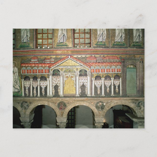 Postal Fachada del Palacio de Teodorico, 527-99 (Anverso)
