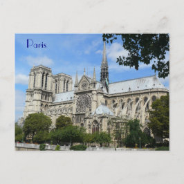 Postal Fachada Sur, Catedral de Notre Dame, París, Franci
