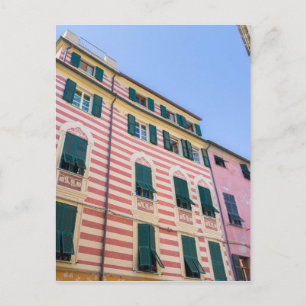 Postal Fachadas de la Casa Monterosso Cinque Terre Liguri