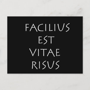 Postal Facilius est vitae risus
