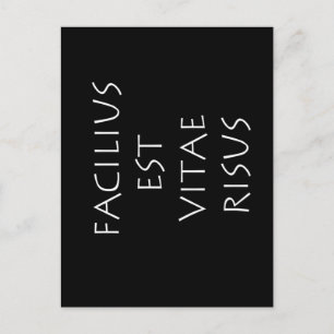 Postal Facilius est vitae risus