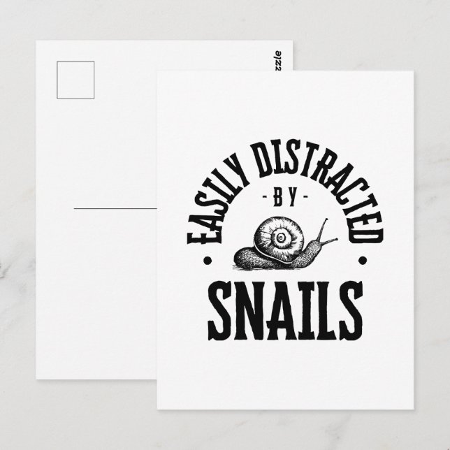 POSTAL FÁCILMENTE DISTRAÍDO (Anverso / Reverso)
