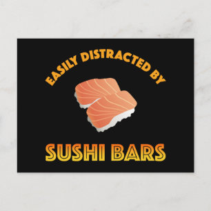 Postal Fácilmente Distraído Por Barras De Sushi