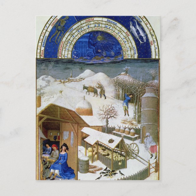 Postal Facsímil de febrero (Anverso)