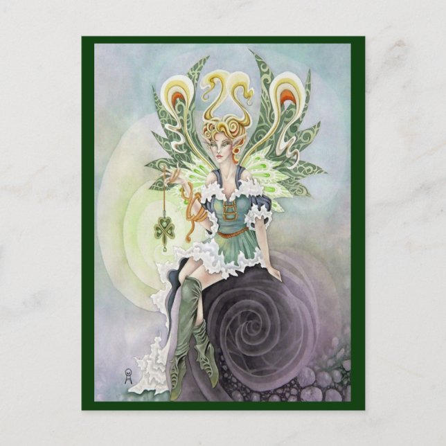Postal Faery irlandés (Anverso)