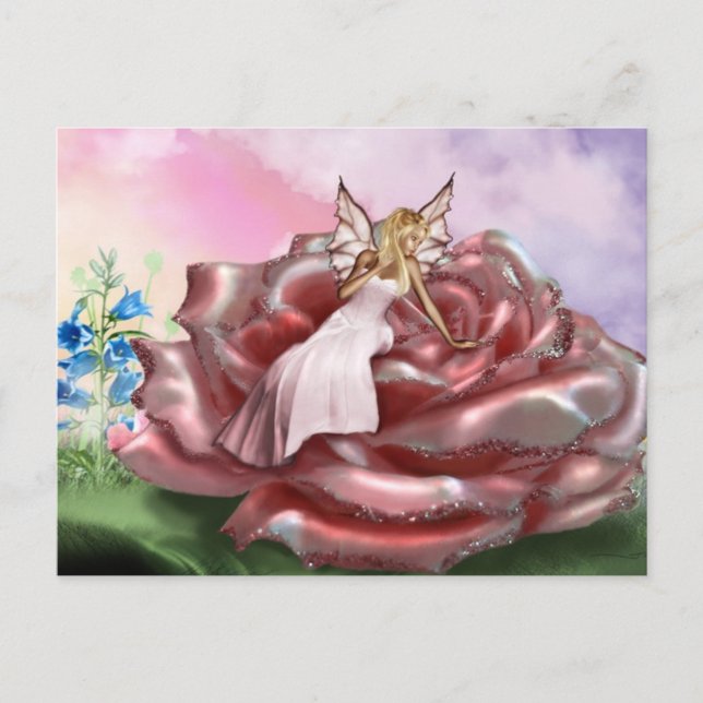 Postal Faery rosa rosa rosa (postal) (Anverso)