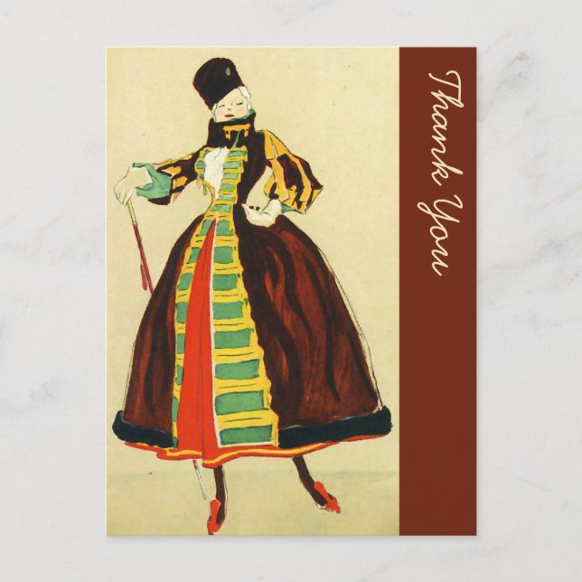 Postal Fahion de estilo militar de Europa Oriental (Anverso)