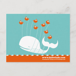 Postal Fail Whale Post Card
