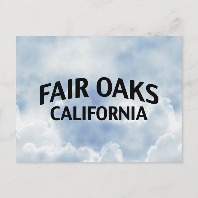 Postal Fair Oaks California (Anverso)