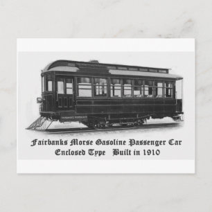 Postal Fairbanks Morse & Company Car #24 Postcard
