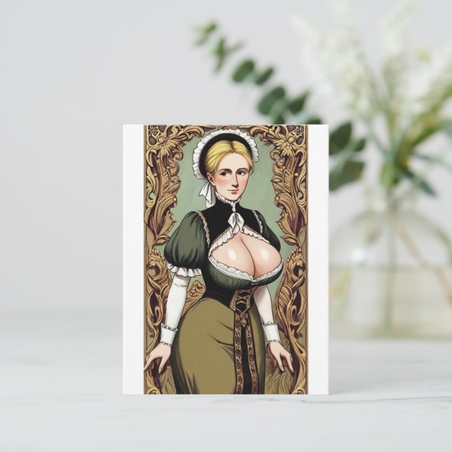 Postal Faire Maiden 1 (Anverso de pie)