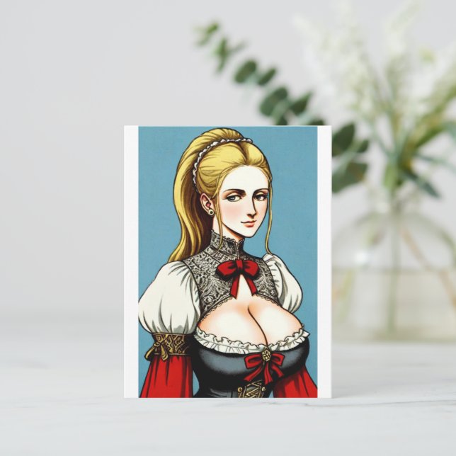 Postal Faire Maiden 11 (Anverso de pie)