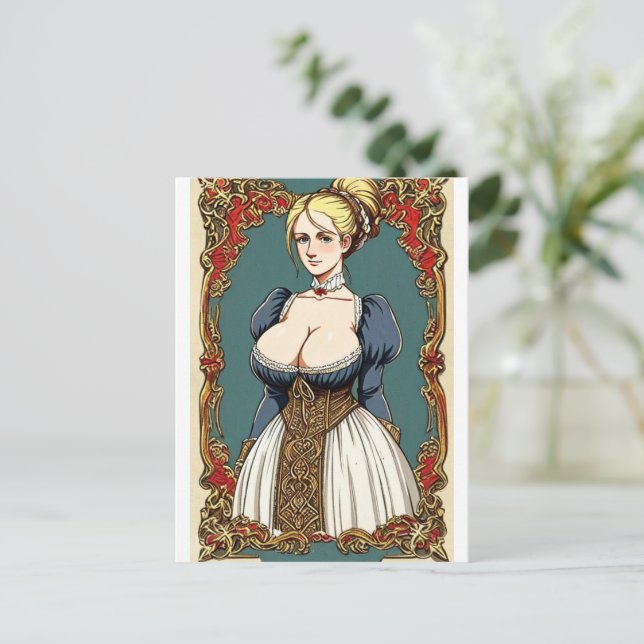 Postal Faire Maiden 3 (Anverso de pie)